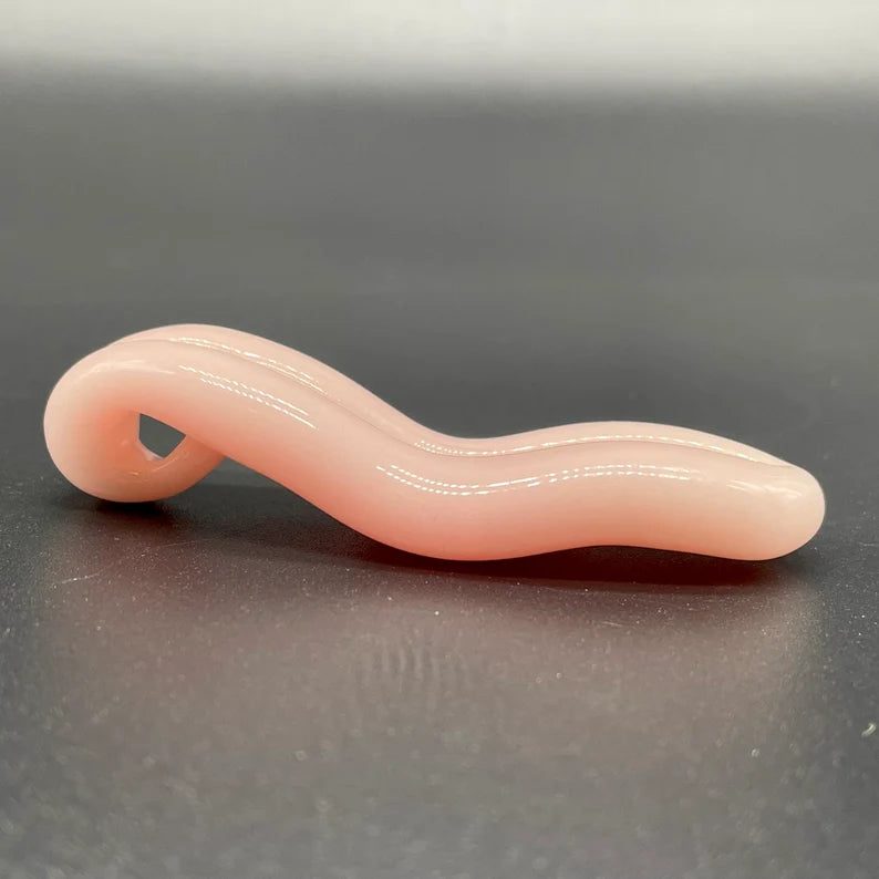 Leviathan Glass Glass Tongue pendant - hand-blown art