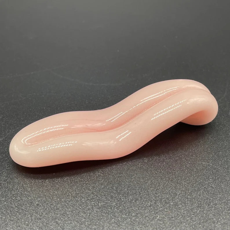 Premium Glass Tongue pendant - collectible glass art