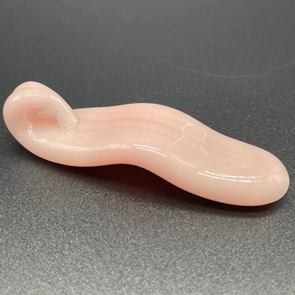Glass Tongue pendant by Leviathan Glass - artisan detail