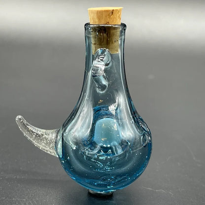 Blacklight potion bottle craftsmanship - artisan glass work