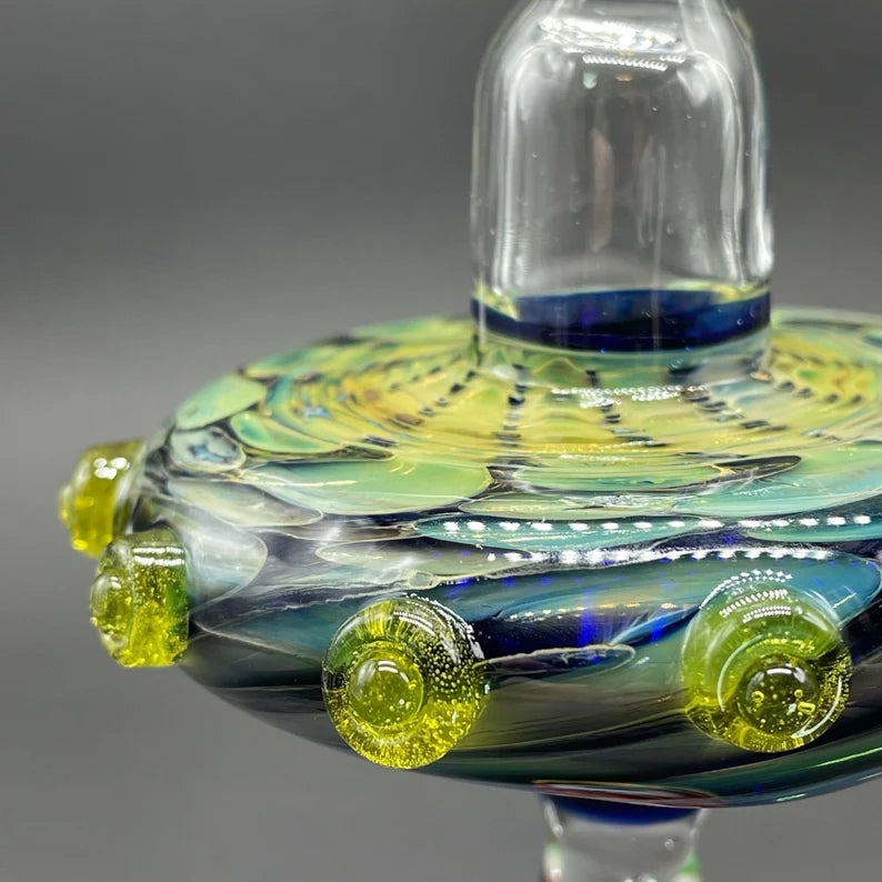 Alien abduction ornament (Brain) craftsmanship - artisan glass work