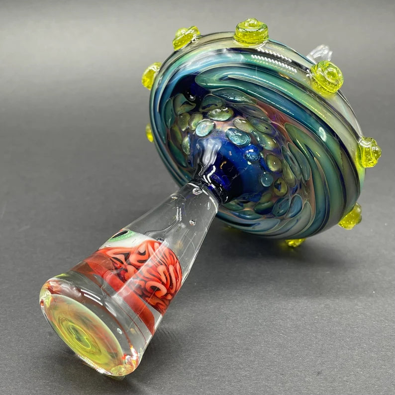 Leviathan Glass Alien abduction ornament (Brain) - hand-blown art