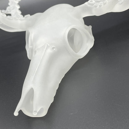 Hand-blown Tentacle skull - Leviathan Glass original
