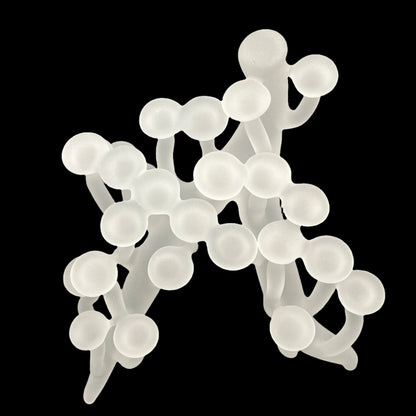 Hand-blown Glass mushroom sculpture - Leviathan Glass original