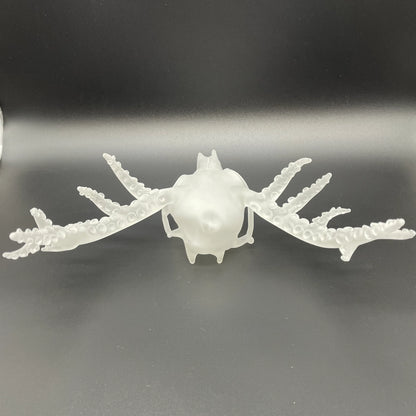 Premium Tentacle skull - collectible glass art