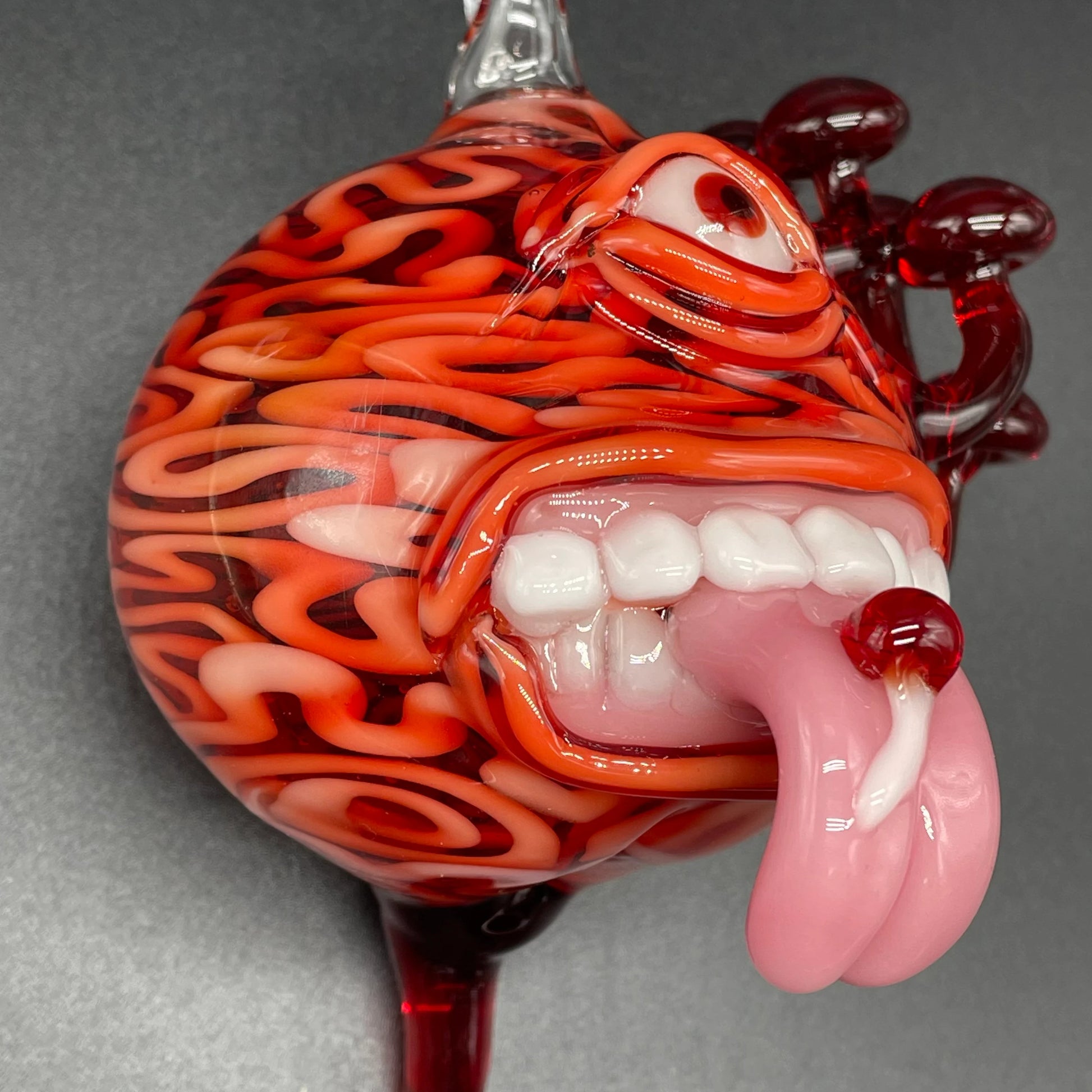 Premium Cyclopian Brain ornament - collectible glass art