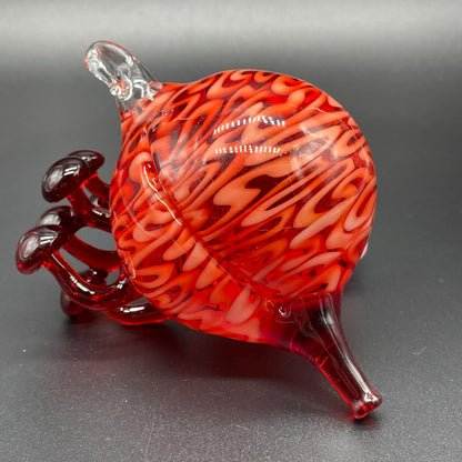 Hand-blown Cyclopian Brain ornament - Leviathan Glass original