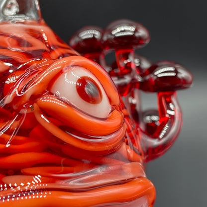 Cyclopian Brain ornament craftsmanship - artisan glass work