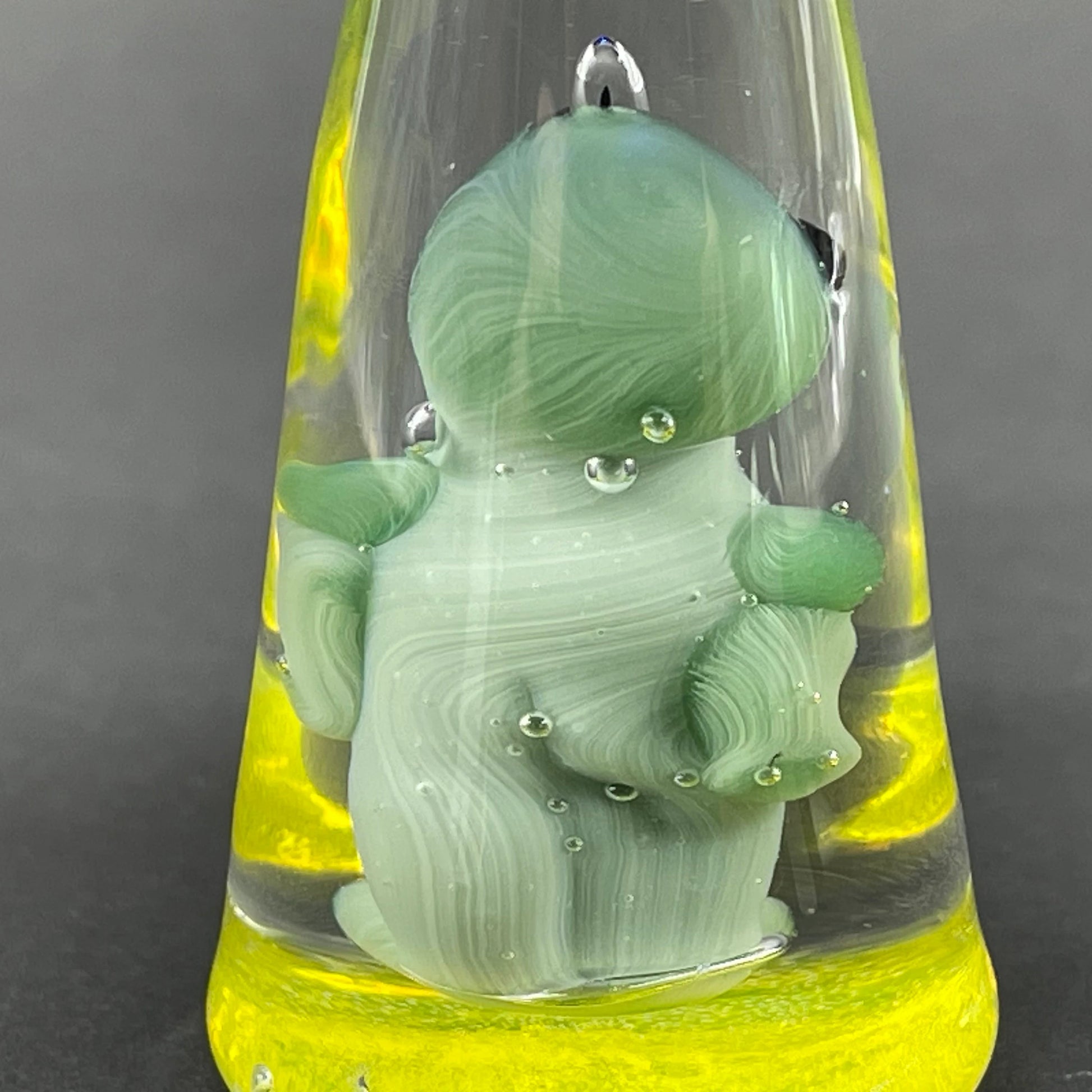 Leviathan Glass Alien abduction ornament (Alien) - hand-blown art