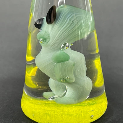Artisan glass Alien abduction ornament (Alien) - detailed craftsmanship