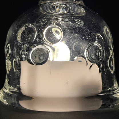 Artisan glass Votive mushroom light - detailed craftsmanship