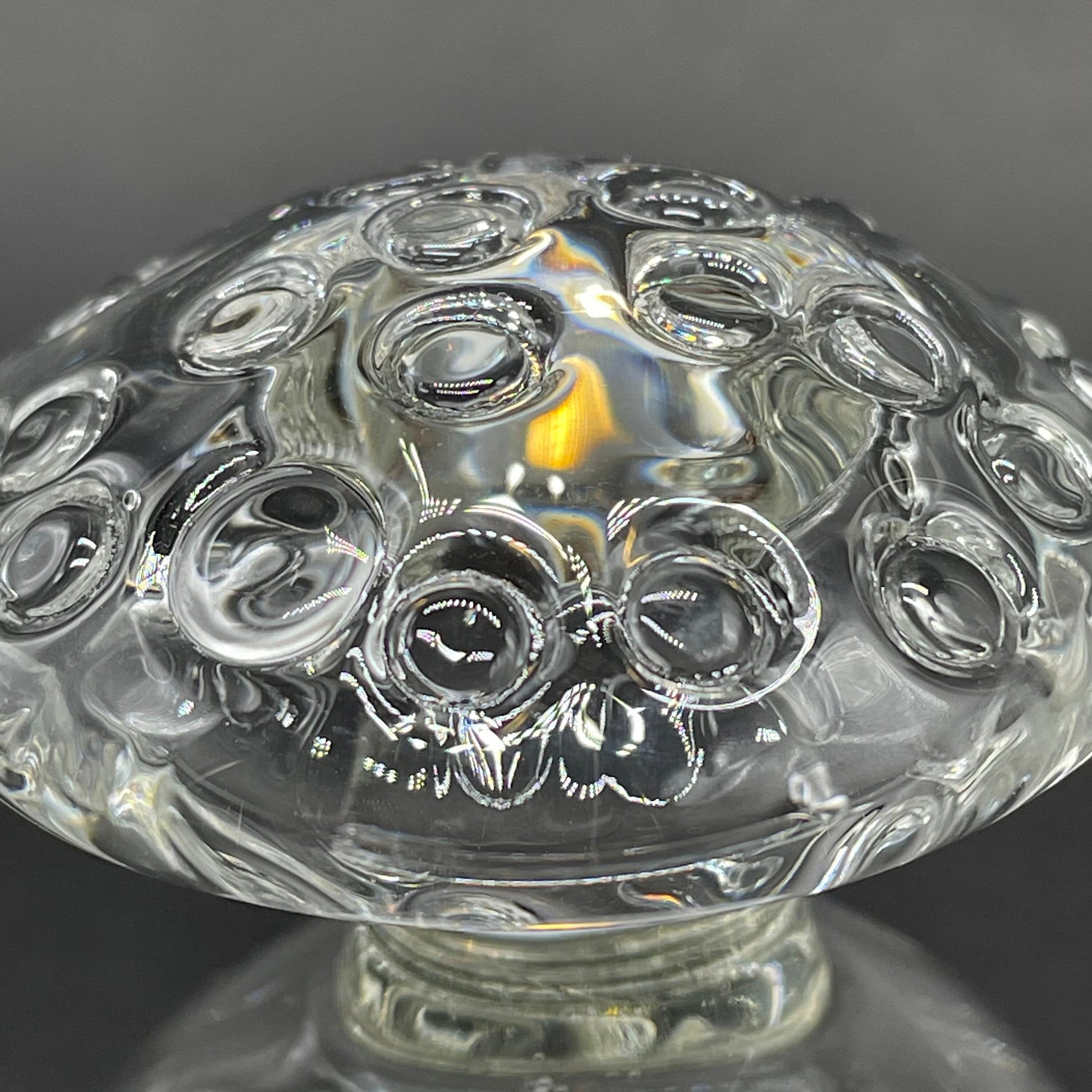 Votive mushroom light craftsmanship - artisan glass work