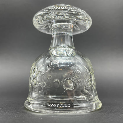 Votive mushroom light glass art - premium handcrafted piece