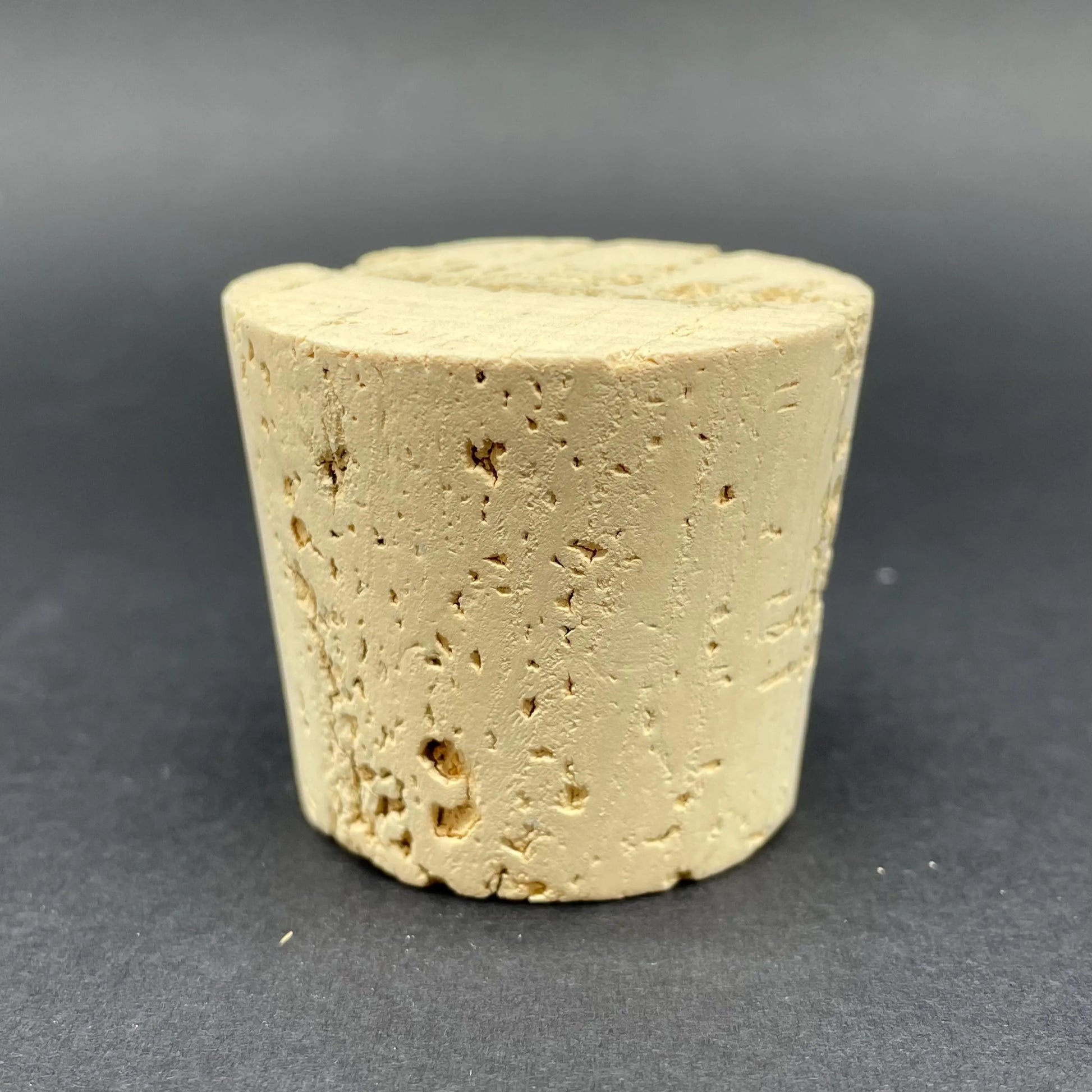Hand-blown glass Wood Cork by Leviathan Glass