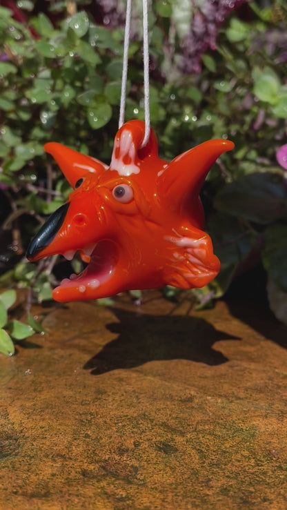 Glass Fireys pendant