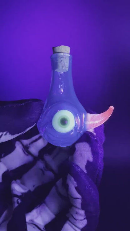 Blacklight potion bottle