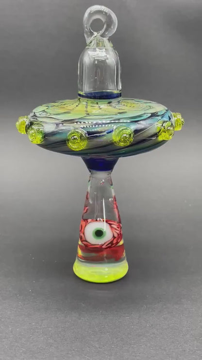 Alien abduction ornament (Brain)